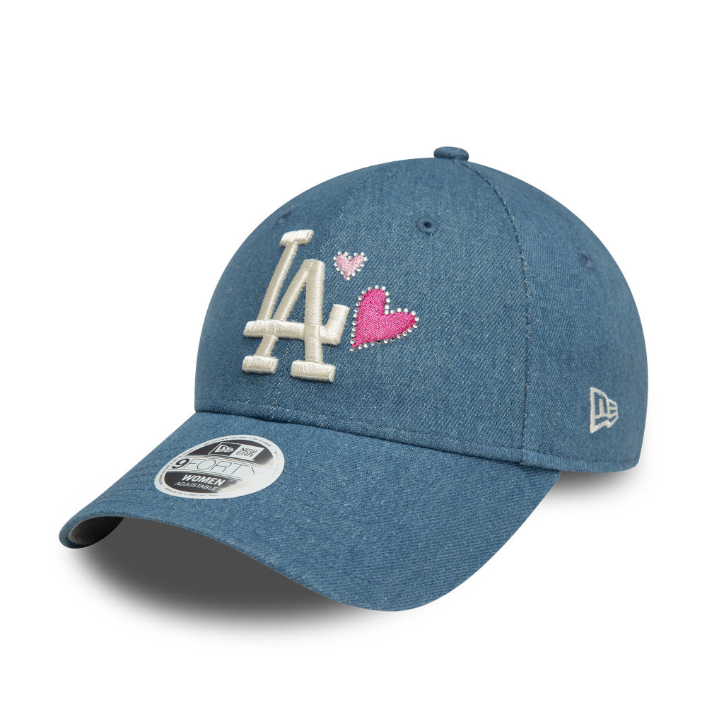 New Era Los Angeles Dodgers Denim Icon 9Forty Adjustable Snapback 'Navy' (Womens)