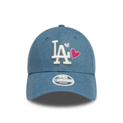 New Era Los Angeles Dodgers Denim Icon 9Forty Adjustable Snapback 'Navy' (Womens)