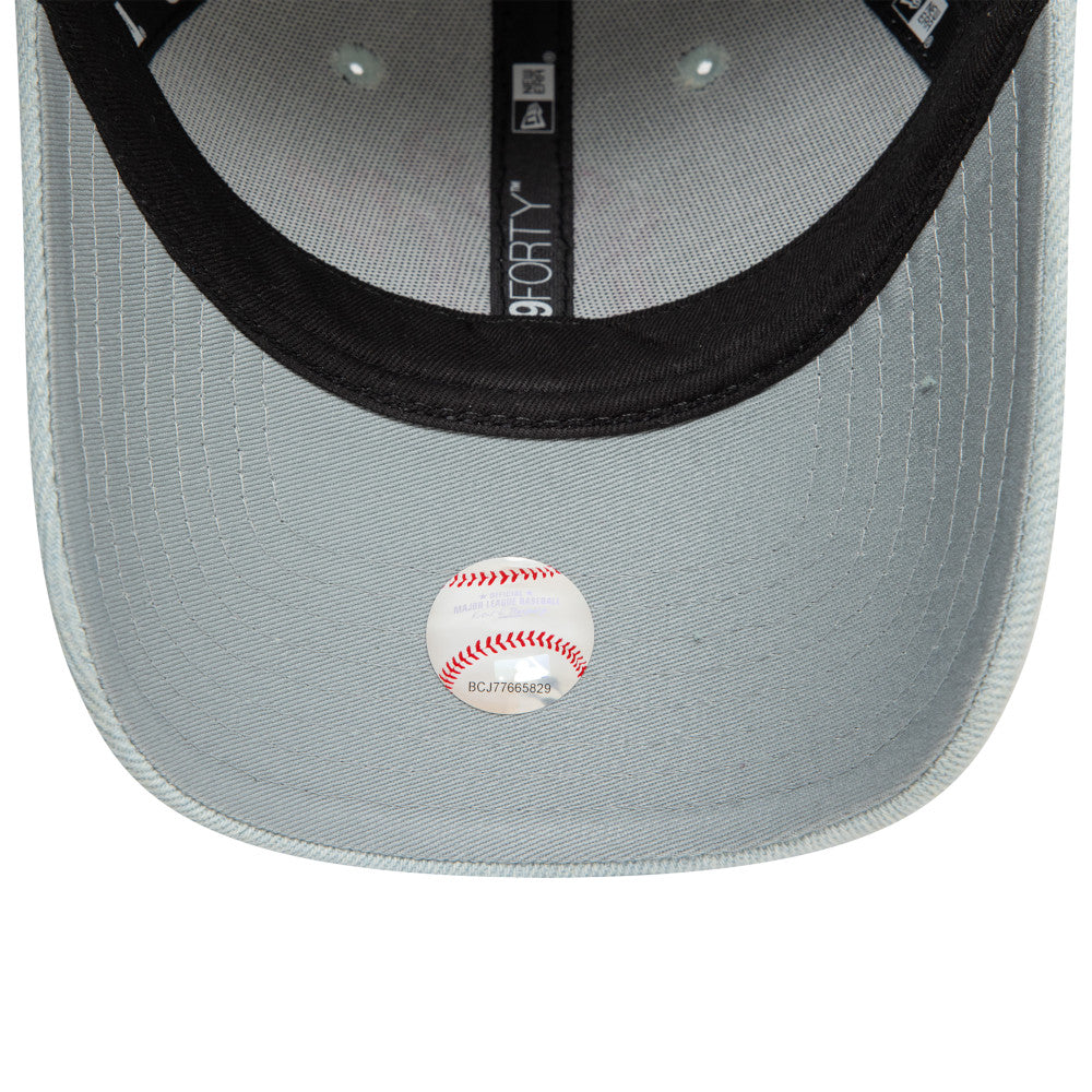 New Era New York Yankees Denim Icon 9Forty Adjustable Snapback 'Pale Blue' (Womens)