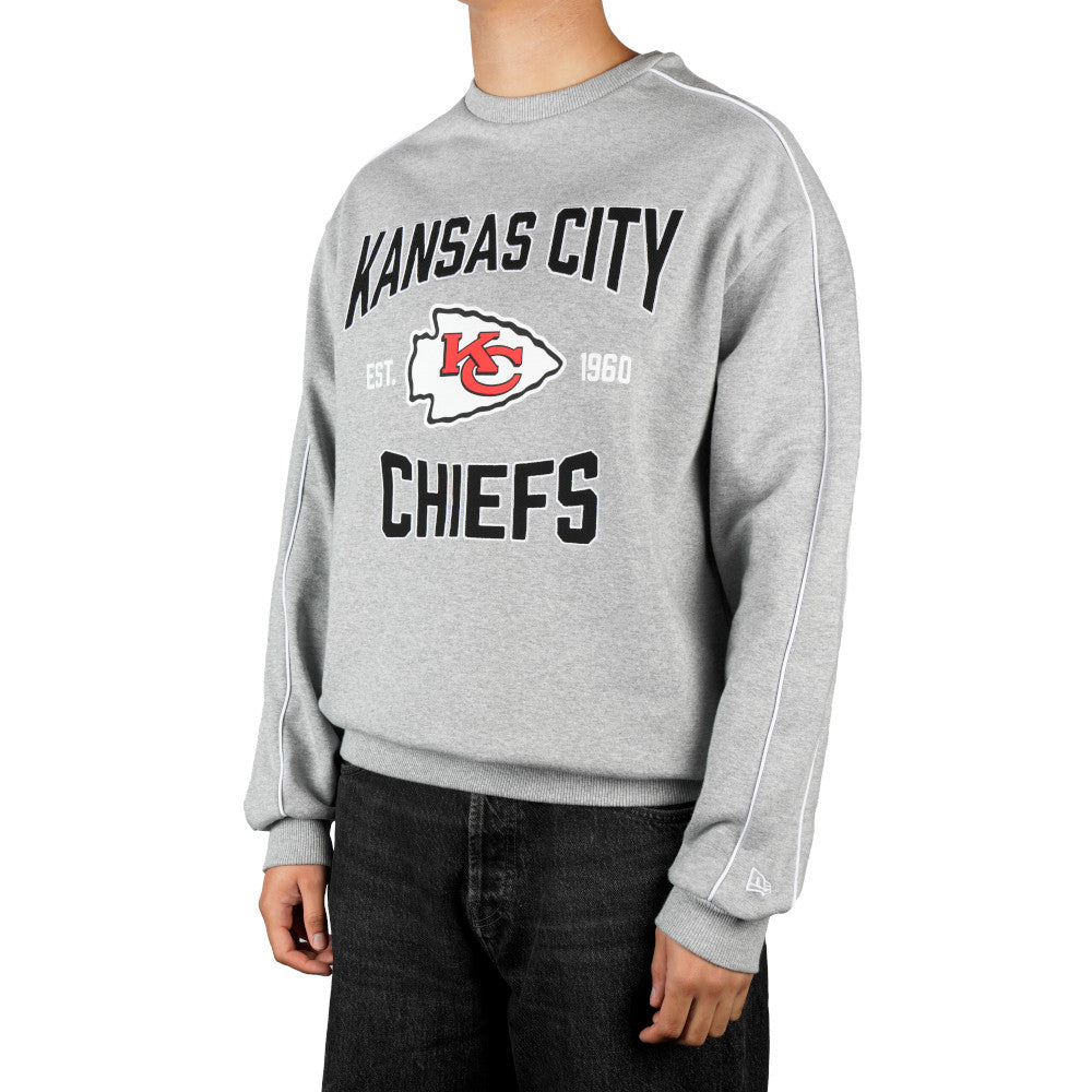 New Era NFL Graphic Crewneck Kansas City Chiefs 'Heather Grey'