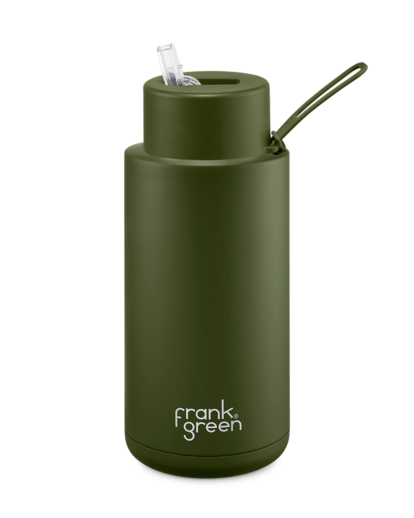 Frank Green Reusable Ceramic Bottle 1L 'Khaki'