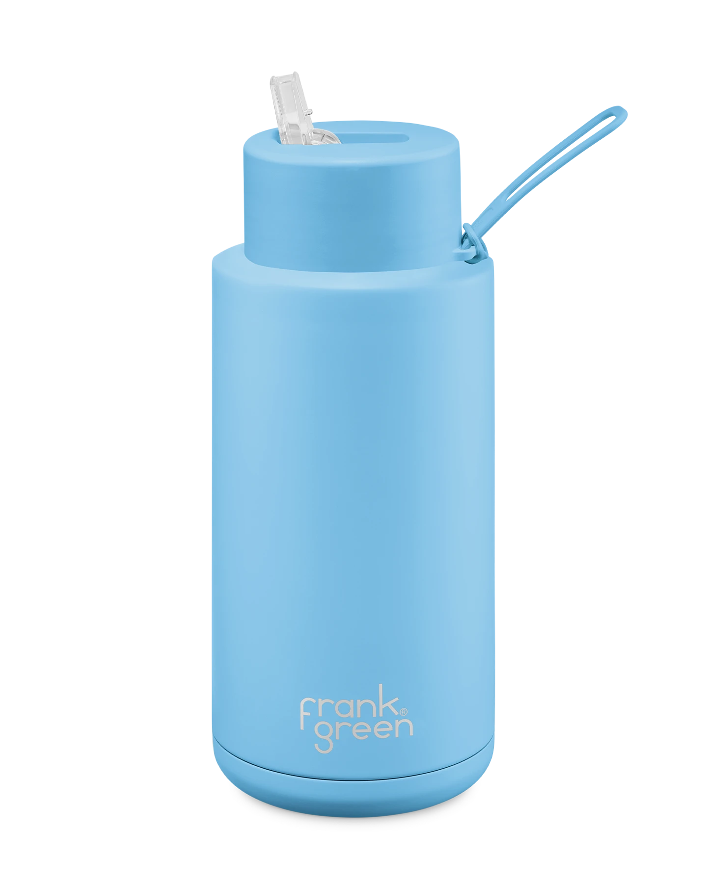 Frank Green Reusable Ceramic Bottle 1L 'Sky Blue'