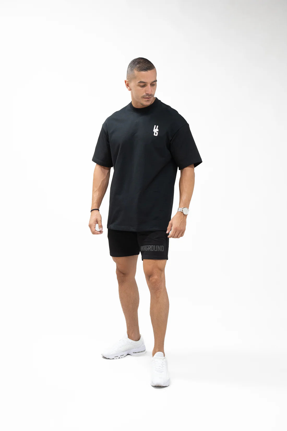 UNDRGROUND Such Is Life Relaxed Fit Tee 'Black Pink'