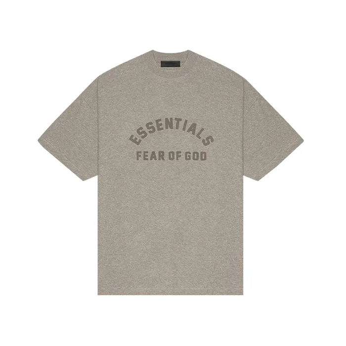 Fear of God Essentials Arch Logo Tee SS24 - 'Heather Grey
