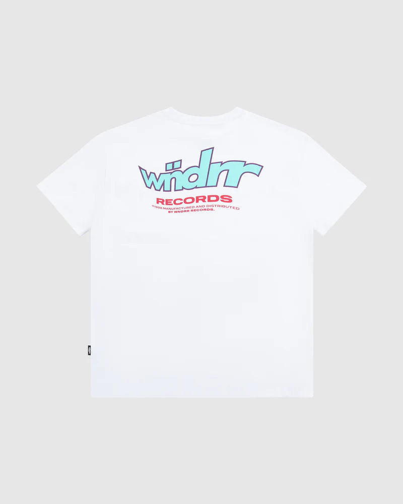 WNDRR Warped Box Fit Tee 'White'