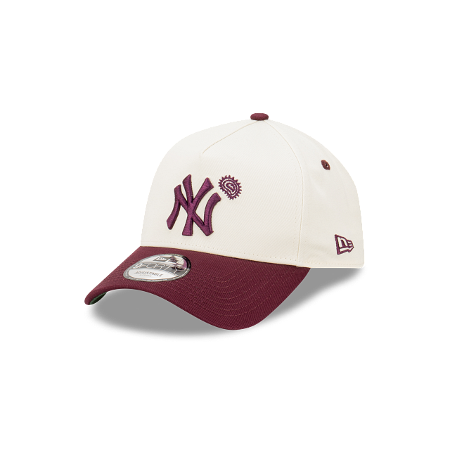 New Era New York Yankees 9Forty A-Frame Snapback 'White Wine'