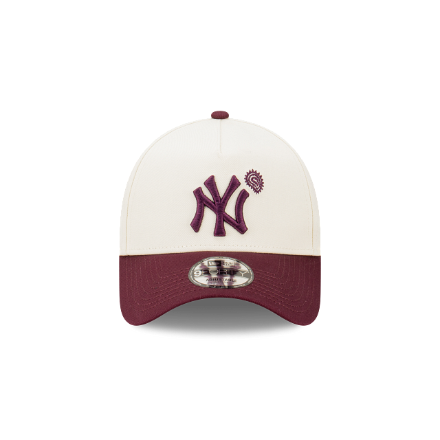 New Era New York Yankees 9Forty A-Frame Snapback 'White Wine'