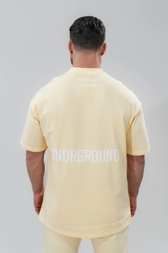 UNDRGROUND Relaxed Fit Tee 'Mellow Yellow'