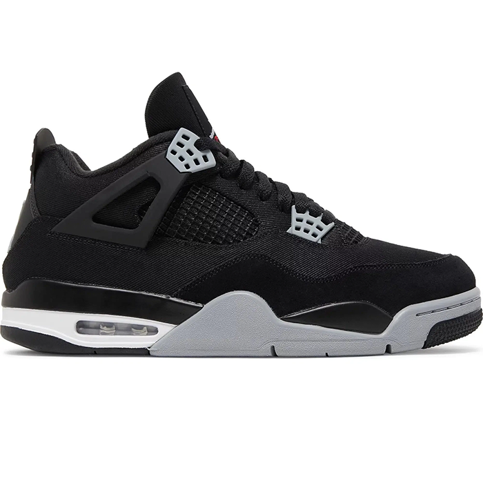 Nike Air Jordan 4 Retro 'Black Canvas'